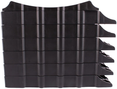 Milenco stacka level - 6 stuks - zwart