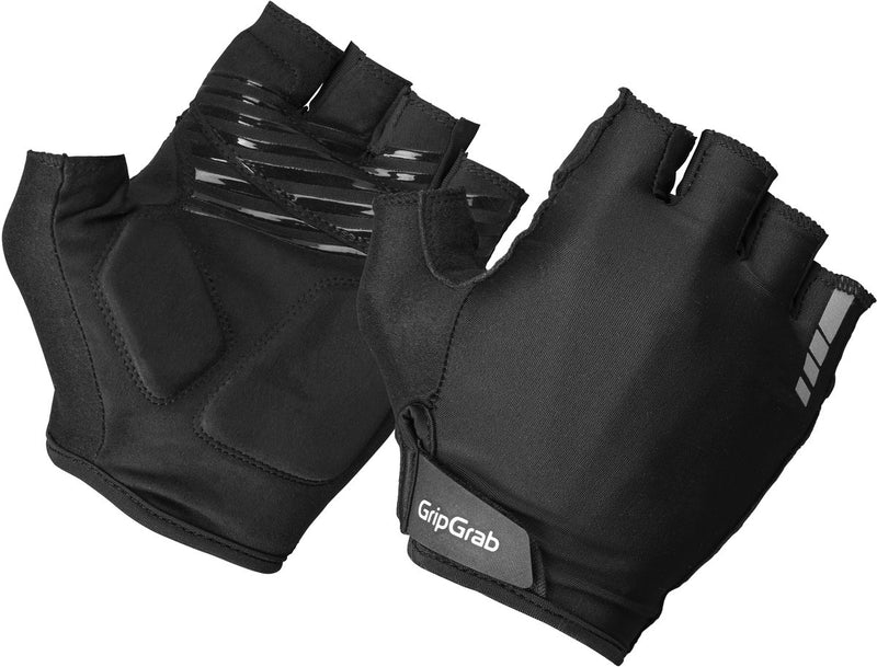 Gripgrab - ride padded korte vinger zomer fietshandschoenen met padding - unisex - zwart xl