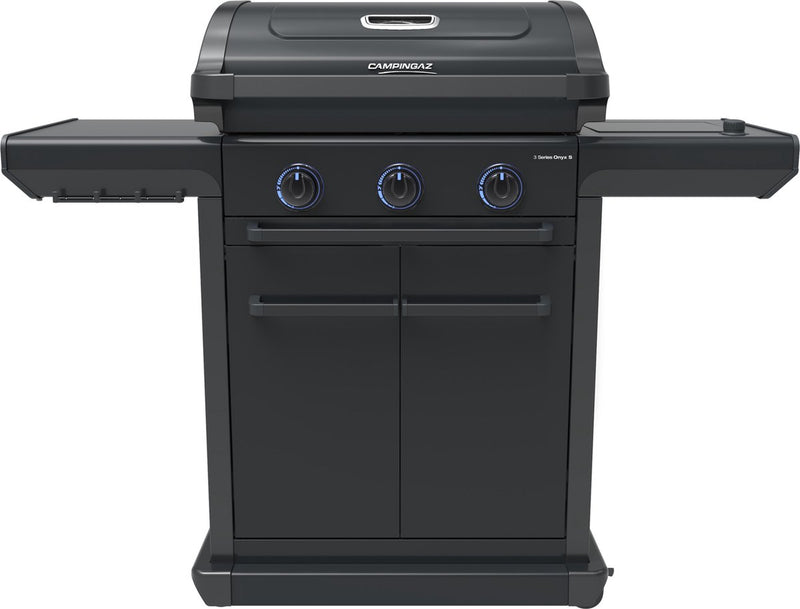 Campingaz 3 series onyx s gasbarbecue met zijbrander – modulaire bbq – 5 jaar garantie – zwart