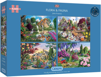 Gibsons - cottage by the brook (door dominic davison) - 636 stukjes 48×34cm (b×h) - legpuzzel voor volwassenen