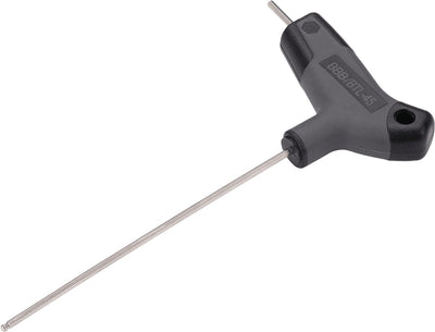 Bbb cycling hex-t 5 mm - inbussleutel met t-hendel - professioneel fietsgereedschap - ergonomisch - kogelkop - btl-45