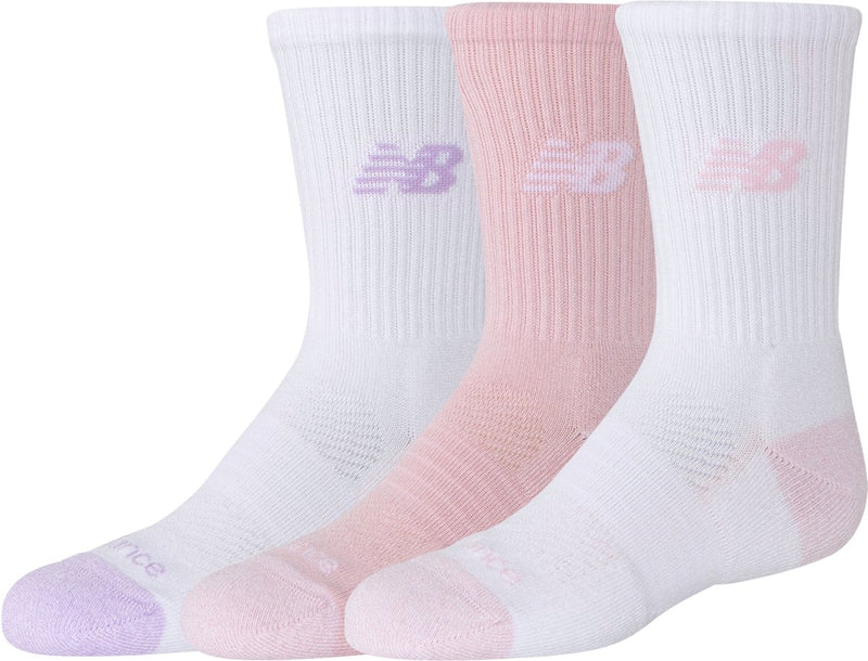 New balance youth active crew socks 3 pack unisex sportsokken - assorted