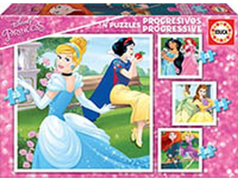 Educa puzzel disney prinsessen karton 12-16-20-25 stuks kinderpuzzel.