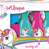 Mondo bowlingset eenhoorn, 7dlg.