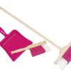 Goki bezem, stoffer blik roze