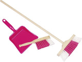 Goki bezem, stoffer blik roze - afbeelding 1