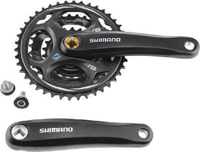 Shimano efcm311c222xl crankstel altus 7 8 spd. 170 42x32x22 zwart (- 4.5 mm diep)