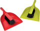 Merkloos sans marque stofblik met handveger uit pvc geassorteerde kleuren