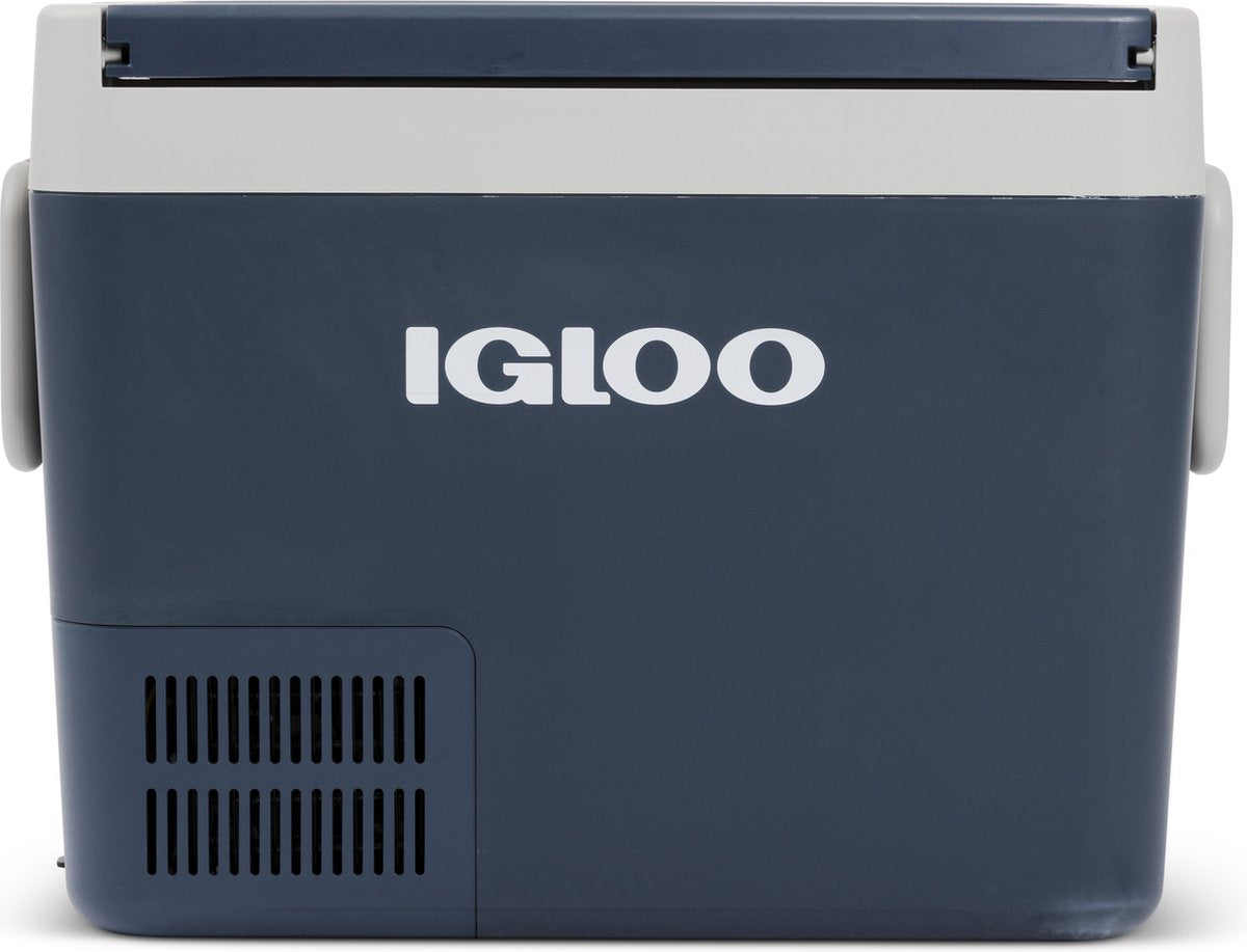 Igloo icf 40 compressor koelbox - 40l - 12 24 230v - blauw-wit