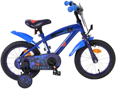 Volare superman kinderfiets - jongens - 14 inch - blauw