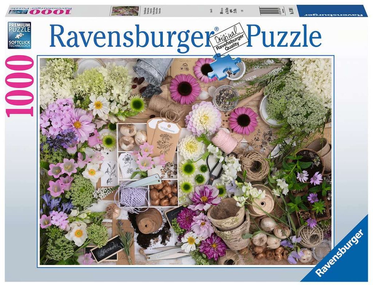 Ravensburger puzzel voor de liefde van bloemen - legpuzzel - 1000 stukjes