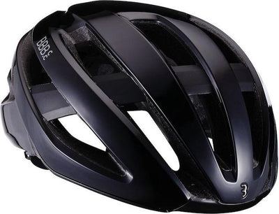 Bbb cycling racefiets helm - maestro aerodynamische fietshelm - optimale ventilatie - lichtgewicht - wasbare padding - fietshelm volwassenen - glossy zwart - l - bhe-09