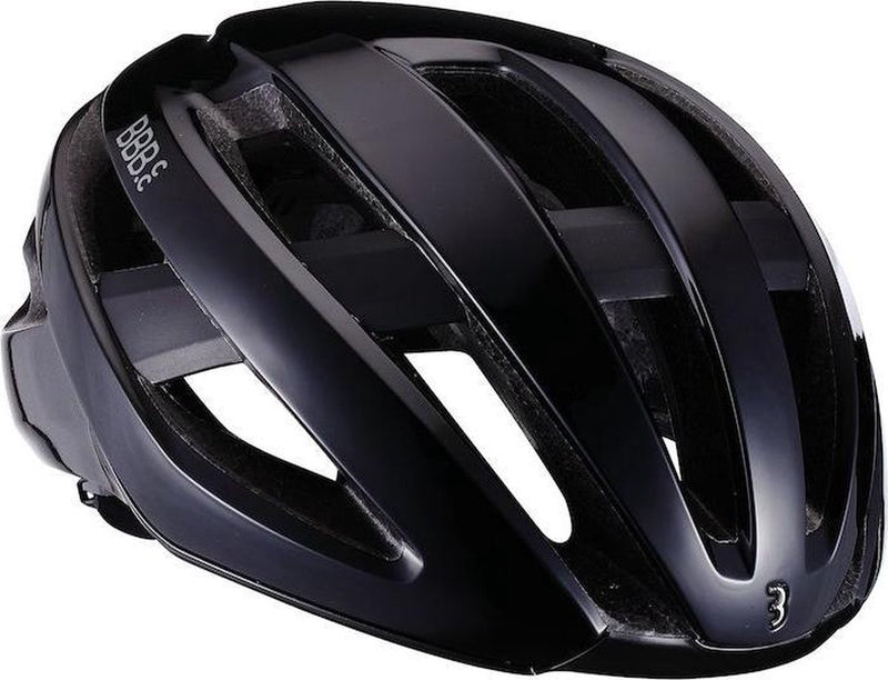 Bbb cycling racefiets helm - maestro aerodynamische fietshelm - optimale ventilatie - lichtgewicht - wasbare padding - fietshelm volwassenen - glossy zwart - l - bhe-09