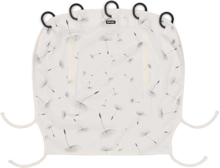 Dooky universal cover zonnescherm kinderwagen - uv bescherming voor je kind - zonnedoek buggy - dandelion