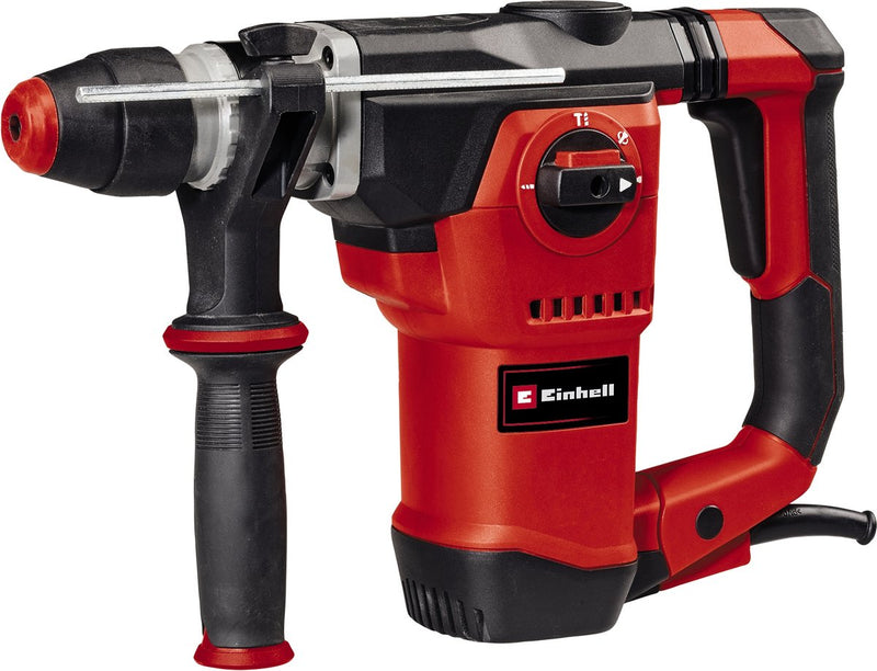 Einhell elektrische boorhamer te-rh 32-1600 4f - 1600 w - aantal slagen 4.600 min - 4,5 j - sds-plus - 4-functies: boren hamerboren beitelen met of zonder beitelslot - incl. transport- opbergkoffer