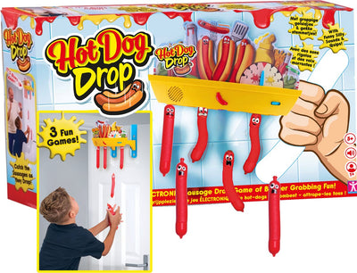 Gear2play hot dog drop spel - vang de vallende worstjes - leuk familie actiespel