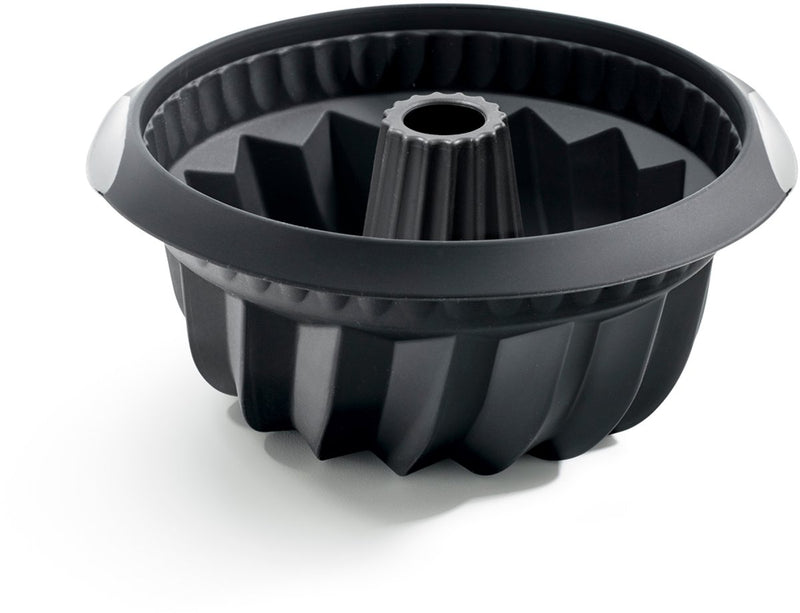 Lékué bakvorm savarin 22 cm - siliconen - black