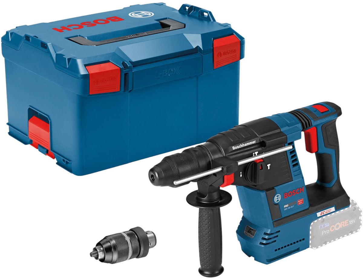 Bosch gbh 18v-26 f accu boorhamer met sds plus solo in l-doos - 0...
