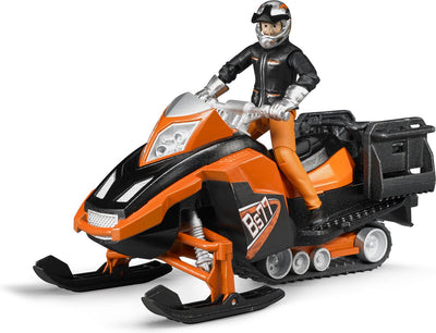 Bruder - snow mobile with driver and accessories (br63101)