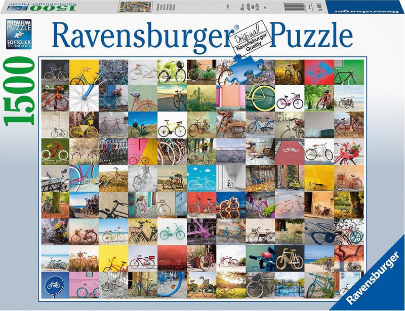 Ravensburger puzzel 99 fietsen en meerâ€¦. - legpuzzel - 150 stukjes