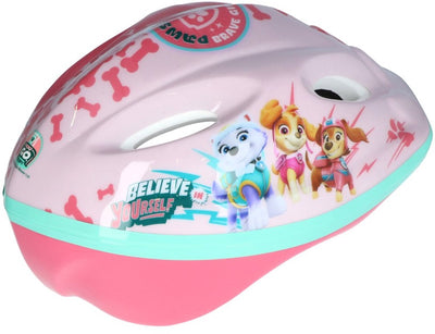 Seven polska paw patrol fietshelm - kinderhelm - geschikt voor fietsen, skaten steppen - verstelbaar - maat 52-56 cm - roze