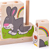 Bigjigs stapelblokken huisdieren.