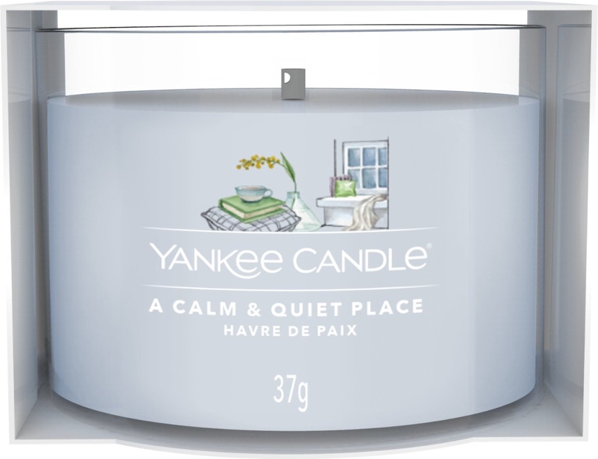 Yankee candle filled votive - a calm quiet place - 10 branduren - 1 stuk