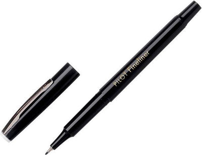 Pilot fineliner sw-ppf zwart 0.4mm - 12 stuks