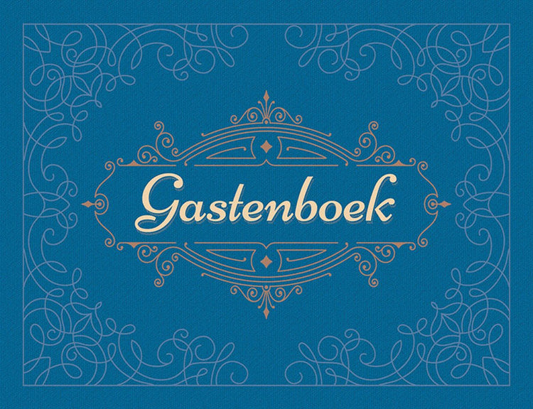 Deltas gastenboek (blauw)