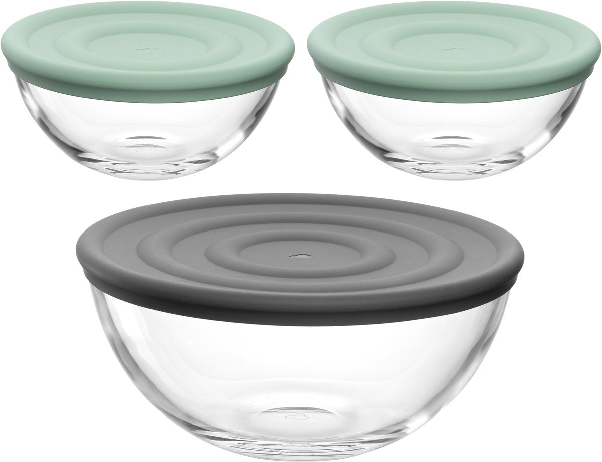 Leonardo cucina schalen deksels set 6delig