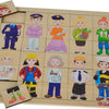 Eichhorn houten puzzel - beroepen, 30st.