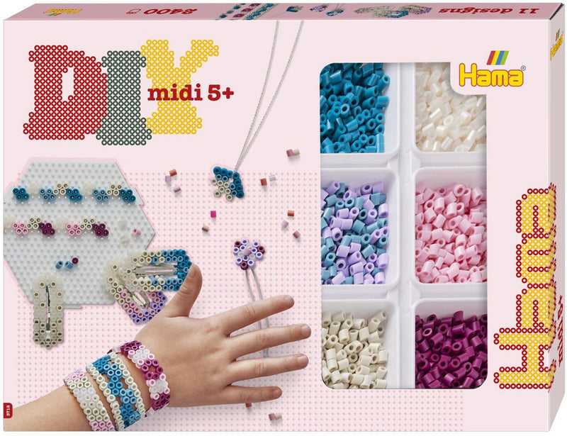 Hama midi strijkkralenset activity box 11 designs (2400st.)