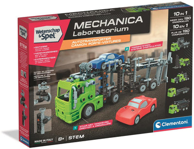 Clementoni wetenschap spel mechanica - autotransporter - stem speelgoed - constructie speelgoed - vanaf 8 jaar
