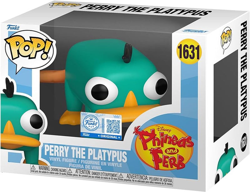 Funko pop! disney: phineas and ferb - perry the platypus #1631 special edition