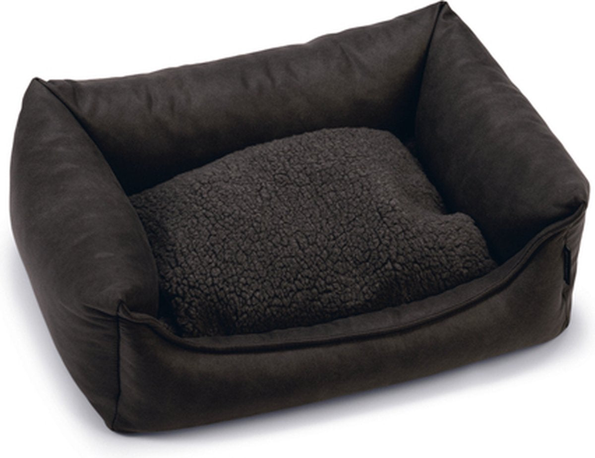 Beeztees uma - orthopedische hondenmand - antraciet- 60x40x20 cm