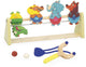 Janod - applepop - knock them over - katapult en 2 ballen