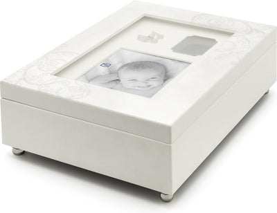 Zilverstad - keepsape memory box baby met muziekdoosje
