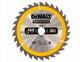 Dewalt construction - cirkelzaagblad - 165mm - 18t - voor hout en composieten