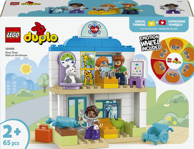 Lego duplo stad voor het eerst naar de dokter educatief speelgoed voor de fijne motoriek 10449