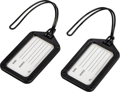 Hama travel naamkaartjes voor bagage 2 stuks zwart