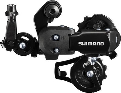 Shimano achterderailleur tourney rd-ft3 6 7s korte kooi zwart