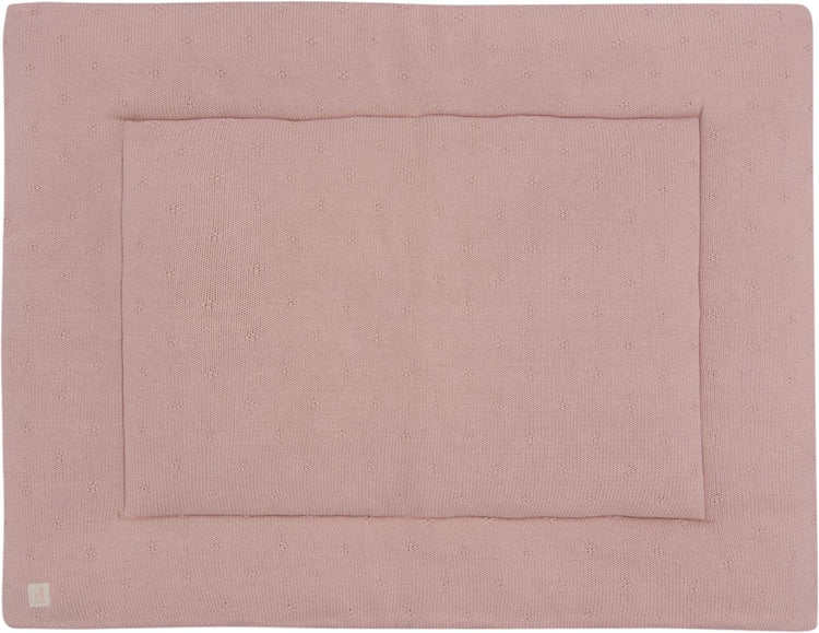 Jollein - boxkleed 75x95cm - speelkleed baby - cosy knit wild rose