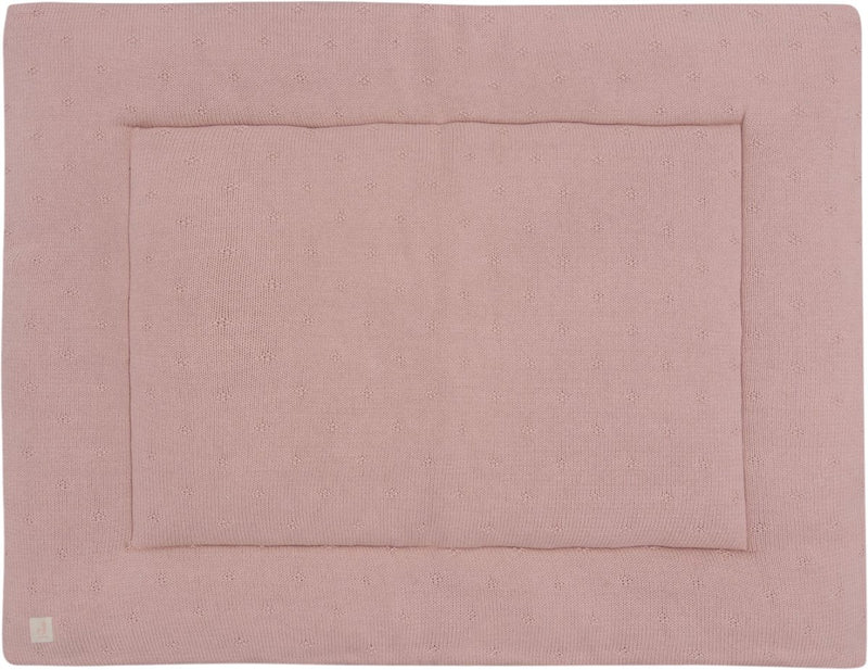 Jollein - boxkleed 75x95cm - speelkleed baby - cosy knit wild rose