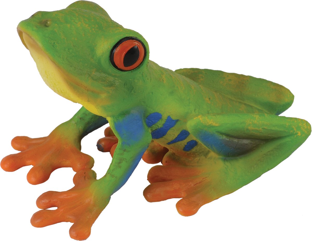 Collecta figurine - roodoogmaki-kikker - (m) - insecten - handgeschilderd - miniatuur