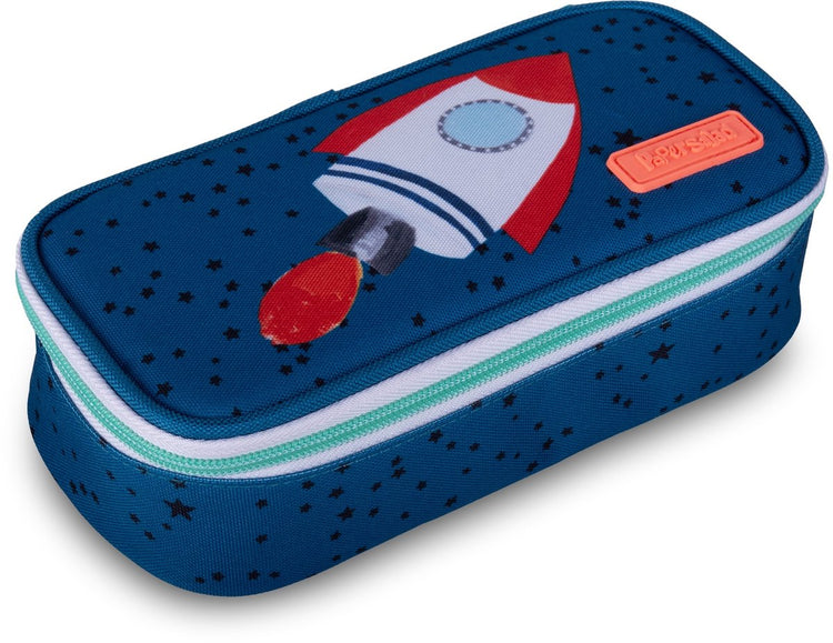 Lannoo graphics - papersalad etui box 21cm green rocket
