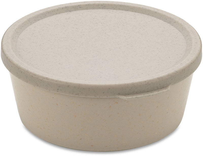 Koziol kom met deksel, 0.89 l, organic, zand beige - | connect bowl