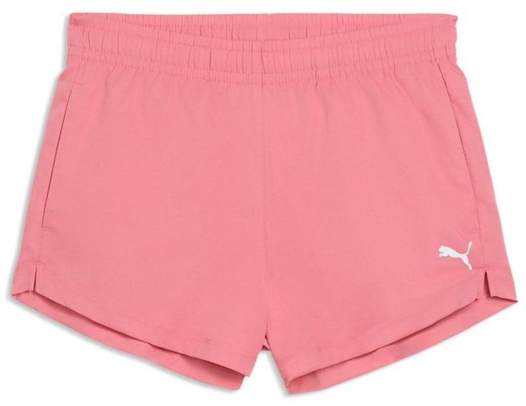 Puma tad ess woven shorts g meisjes sportbroek - wild pink