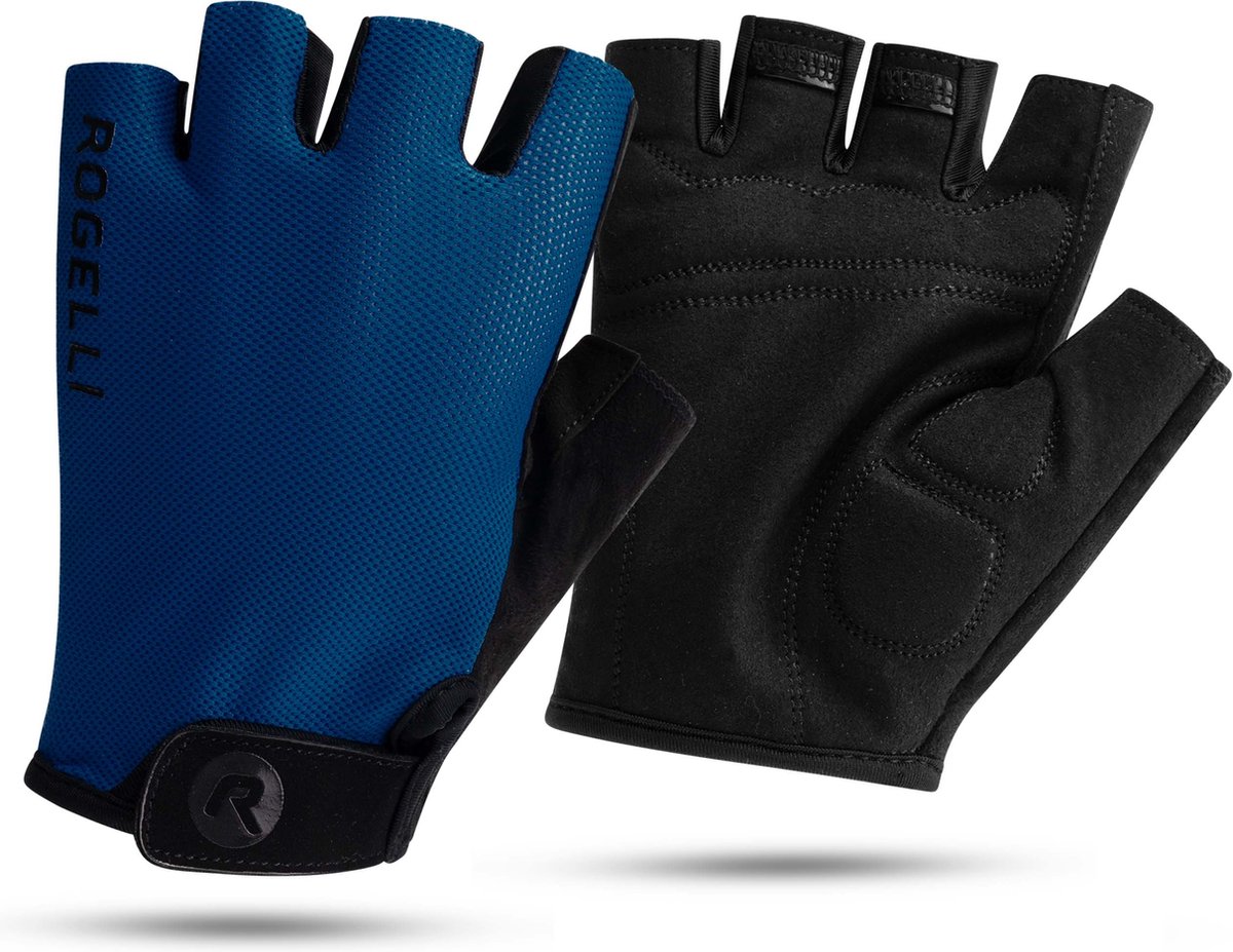 Rogelli core heren fietshandschoenen - zomer - korte vinger - donkerblauw