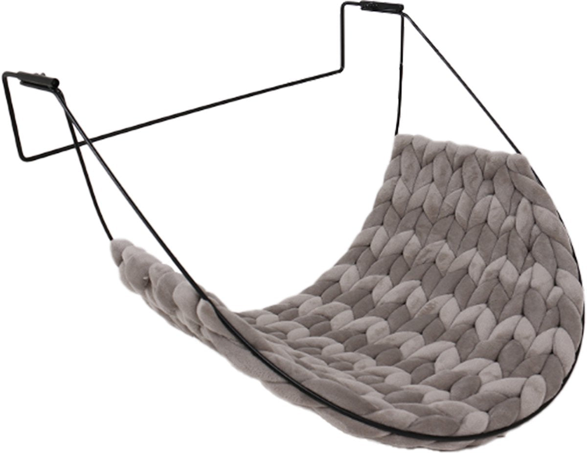 D d home radiator hangmat - leah - grijs
