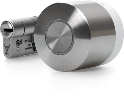 Nuki smart lock ultra – slim deurslot met wifi matter – auto unlock, nachtmodus lock ‘n’ go – werkt met google, alexa apple – incl. skg cilinder - cilindermaat 30 30 mm